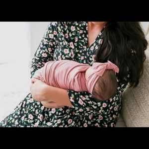 Posh Peanut mom & baby robe + swaddle set